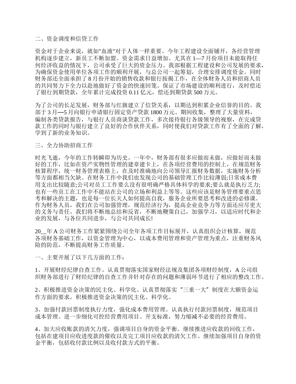 公司财务员个人工作总结.docx_第2页