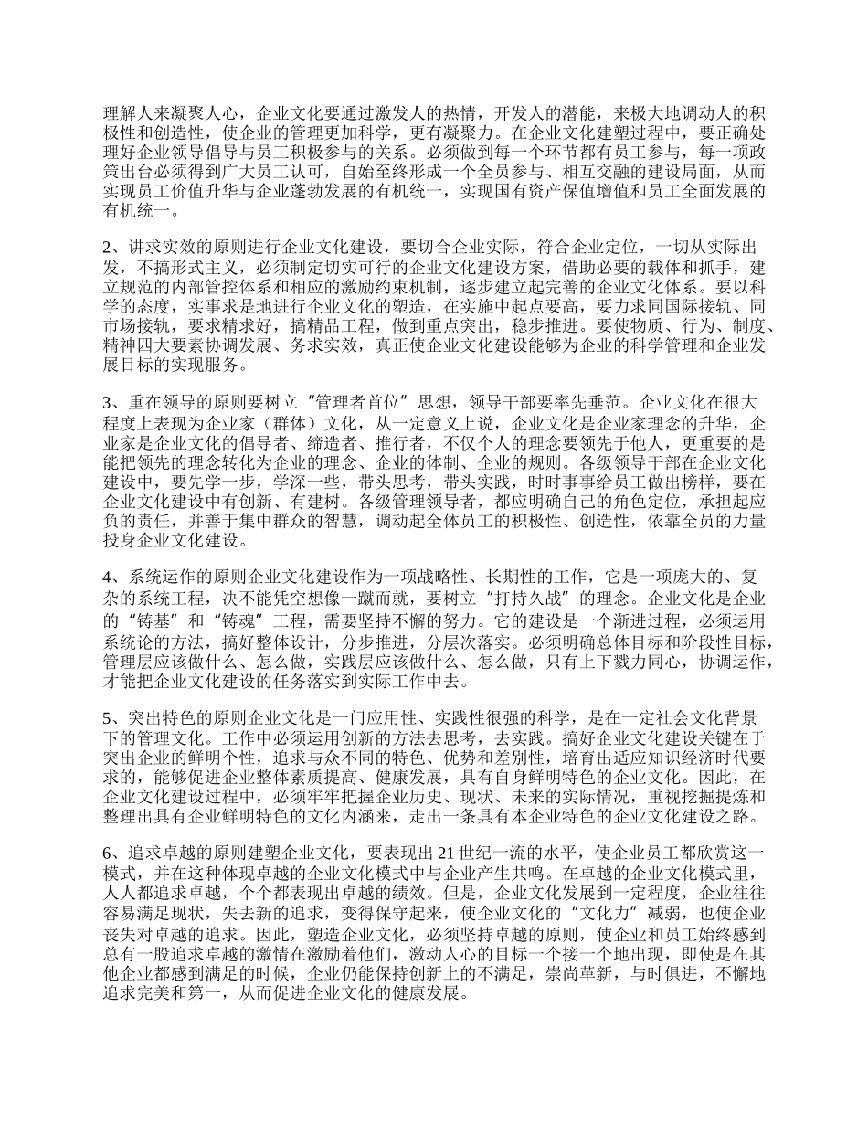 公司企业文化建设实施方案.docx_第2页