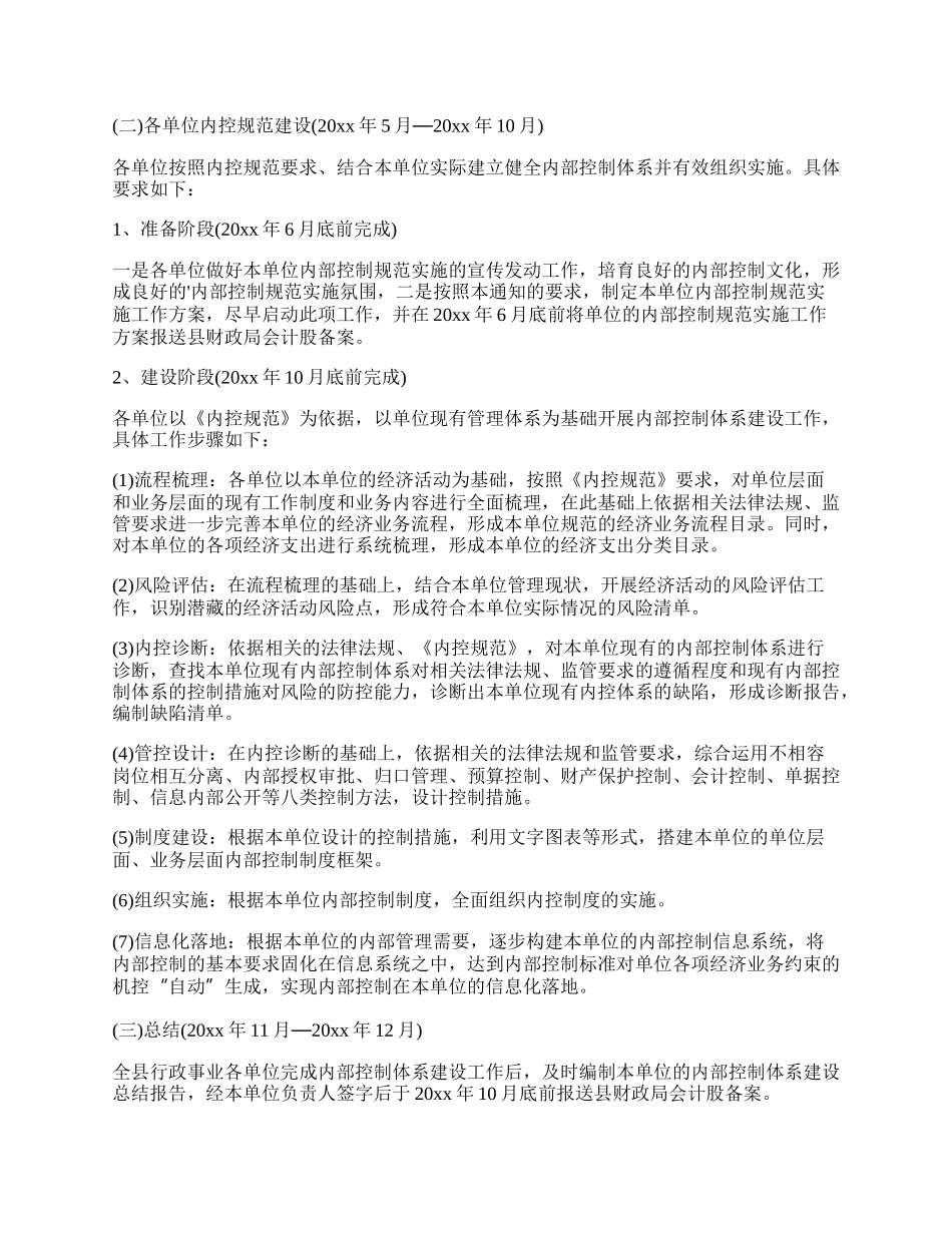 20XX关于内控规范工作实施情况的报告.docx_第2页