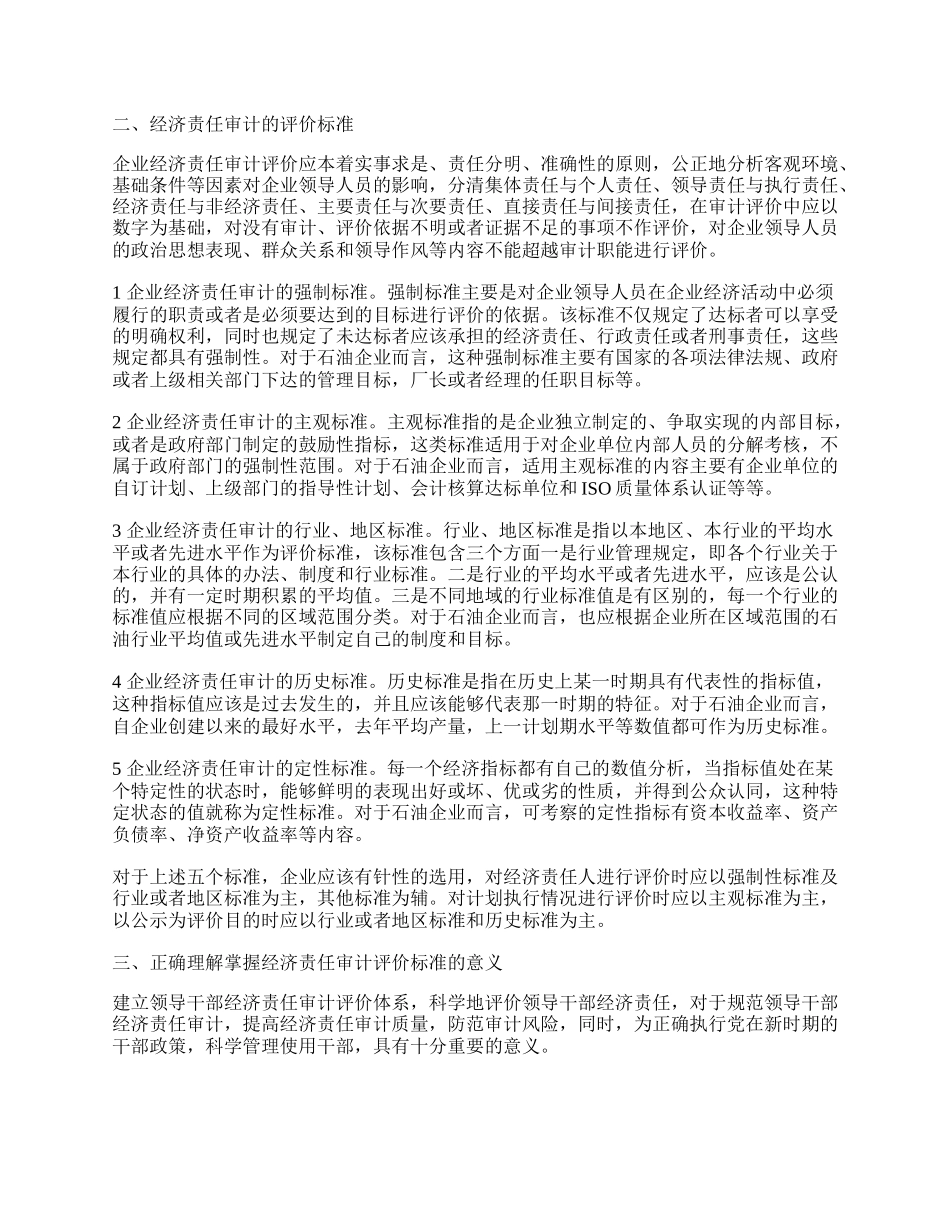 企业经济责任审计评价标准初探.docx_第2页