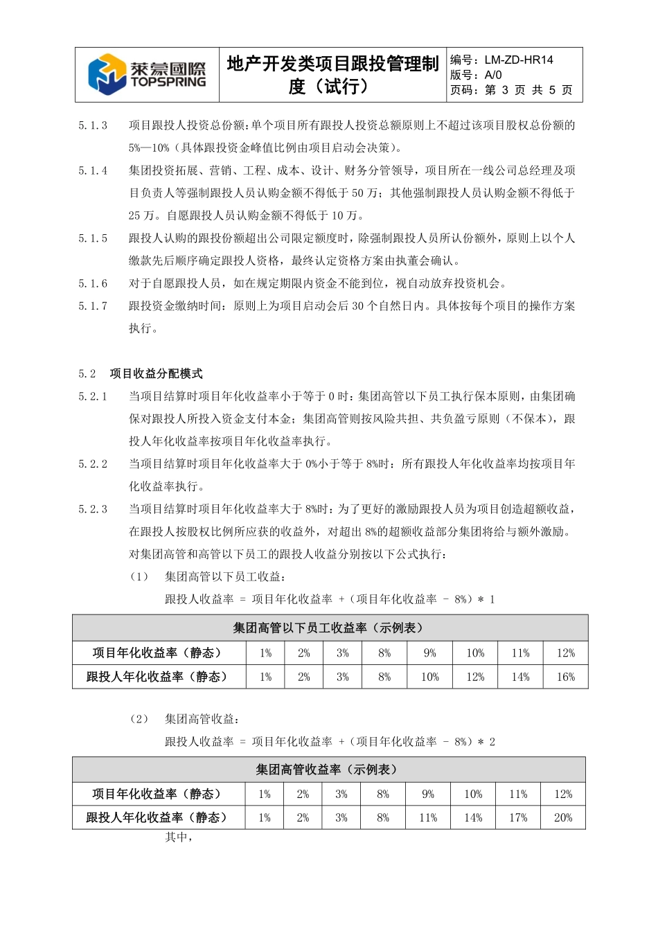 莱蒙地产项目跟投管理制度.pdf_第3页