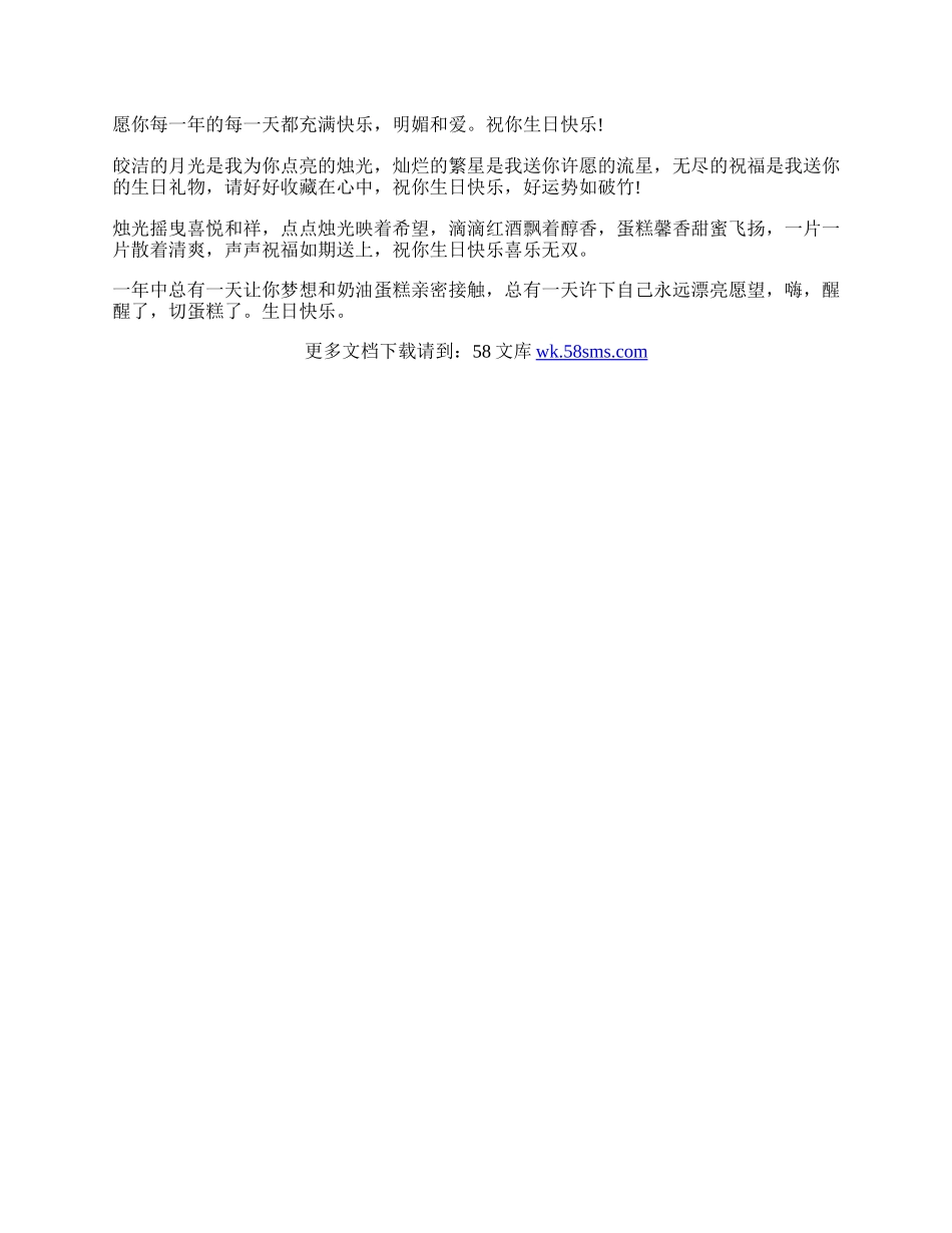 生日的快乐明信片祝福语.docx_第2页