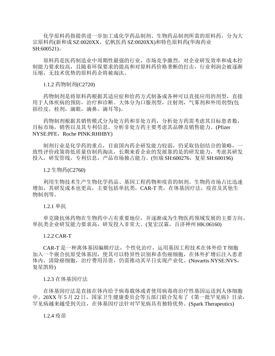 医药行业分析介绍.docx_第2页