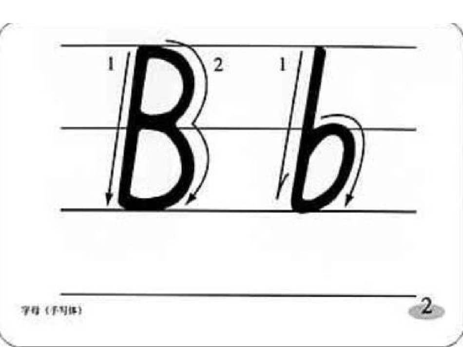 26个字母的正确书写笔顺-26个字母笔画笔顺.pdf_第3页