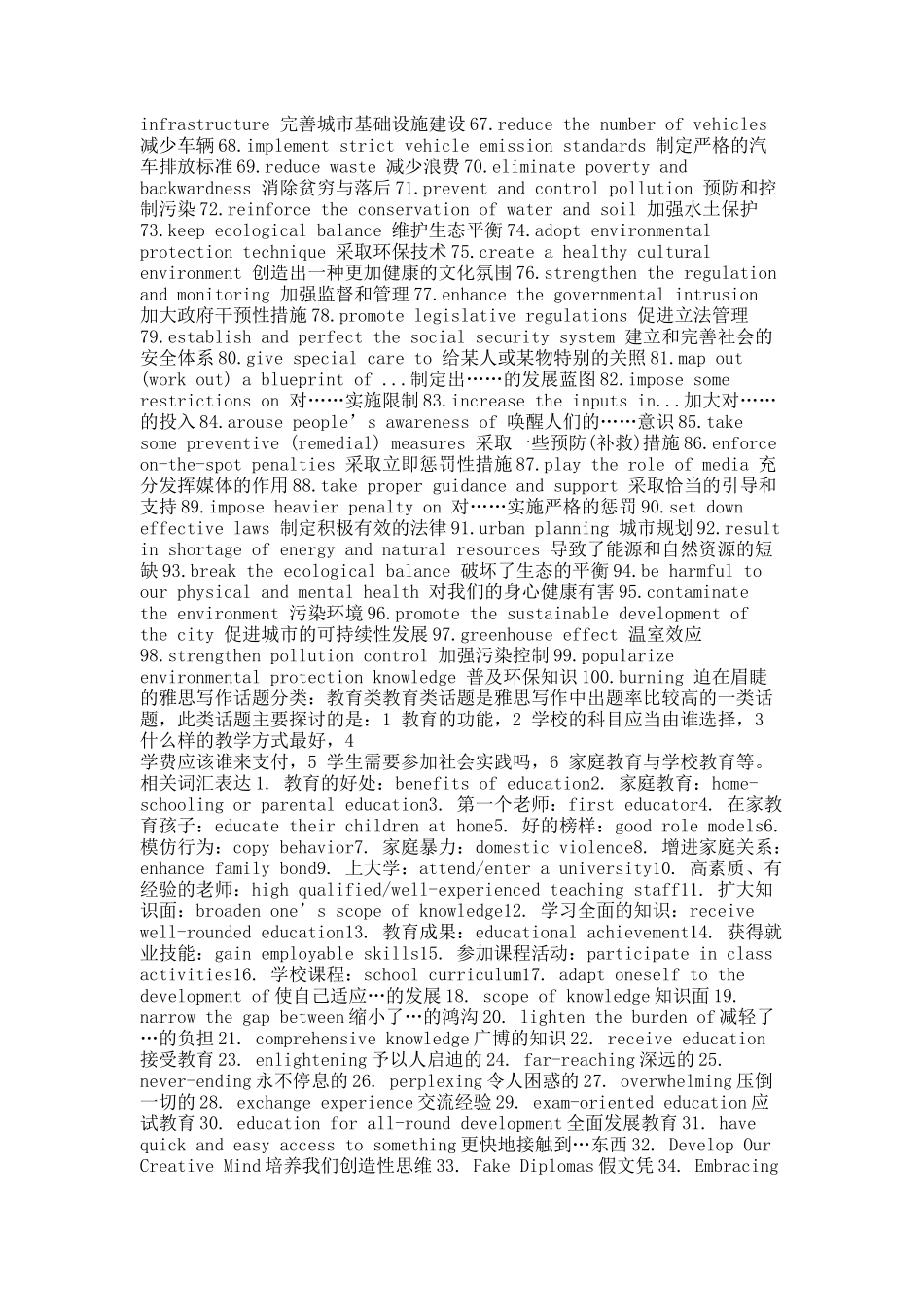 雅思写作话题分类与高分表达.docx_第3页