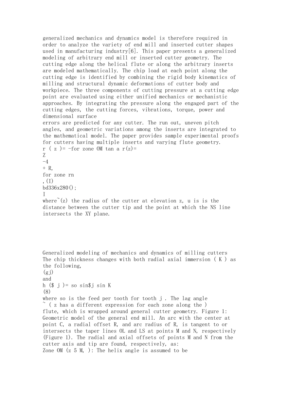 Generalized modeling of mechanics and dynamics of milling cutters.docx_第2页