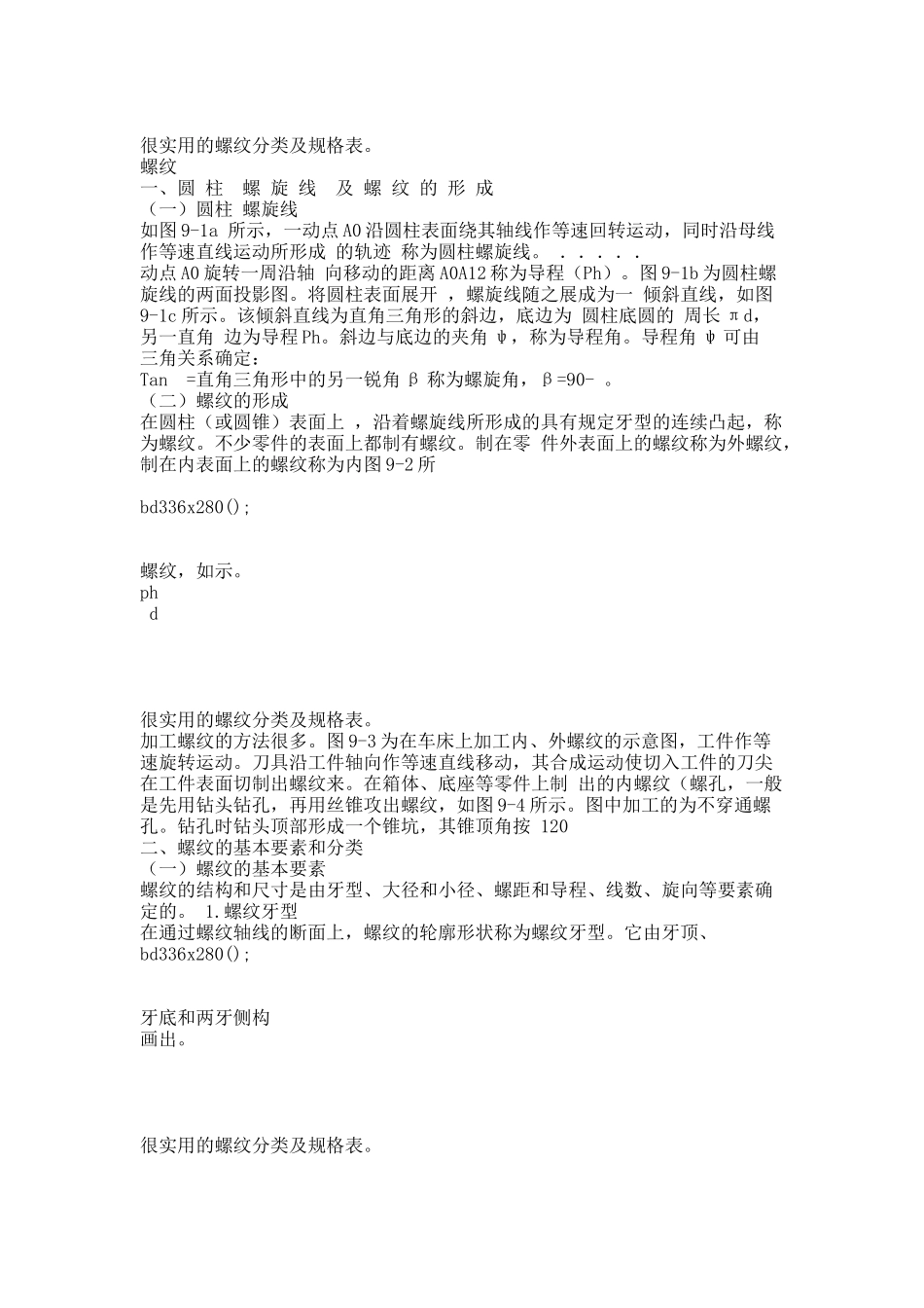 螺纹分类及规格表.docx_第1页