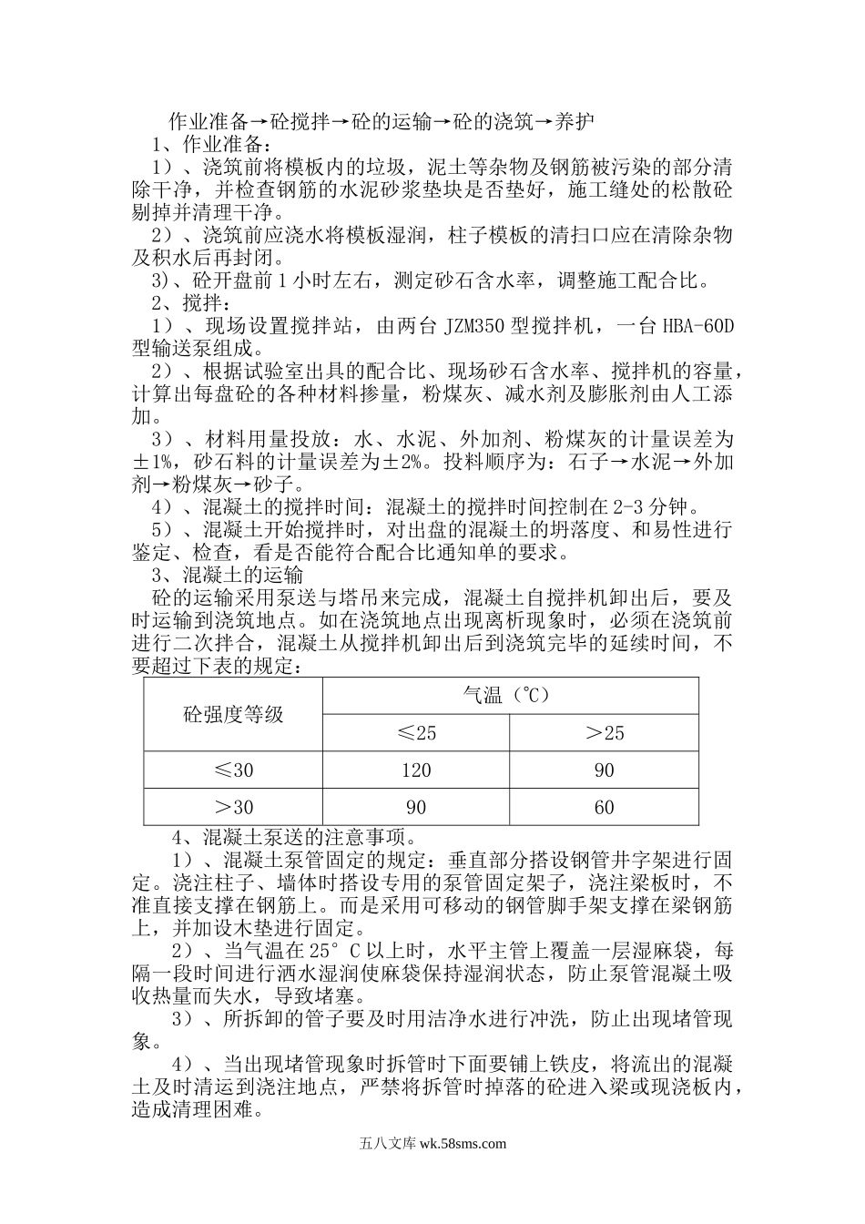 地下室砼施工方案.doc_第2页