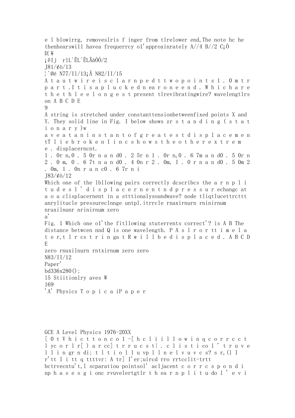 GCE A Level Physics 1976-20XX Topic 15 stationary waves.docx_第2页