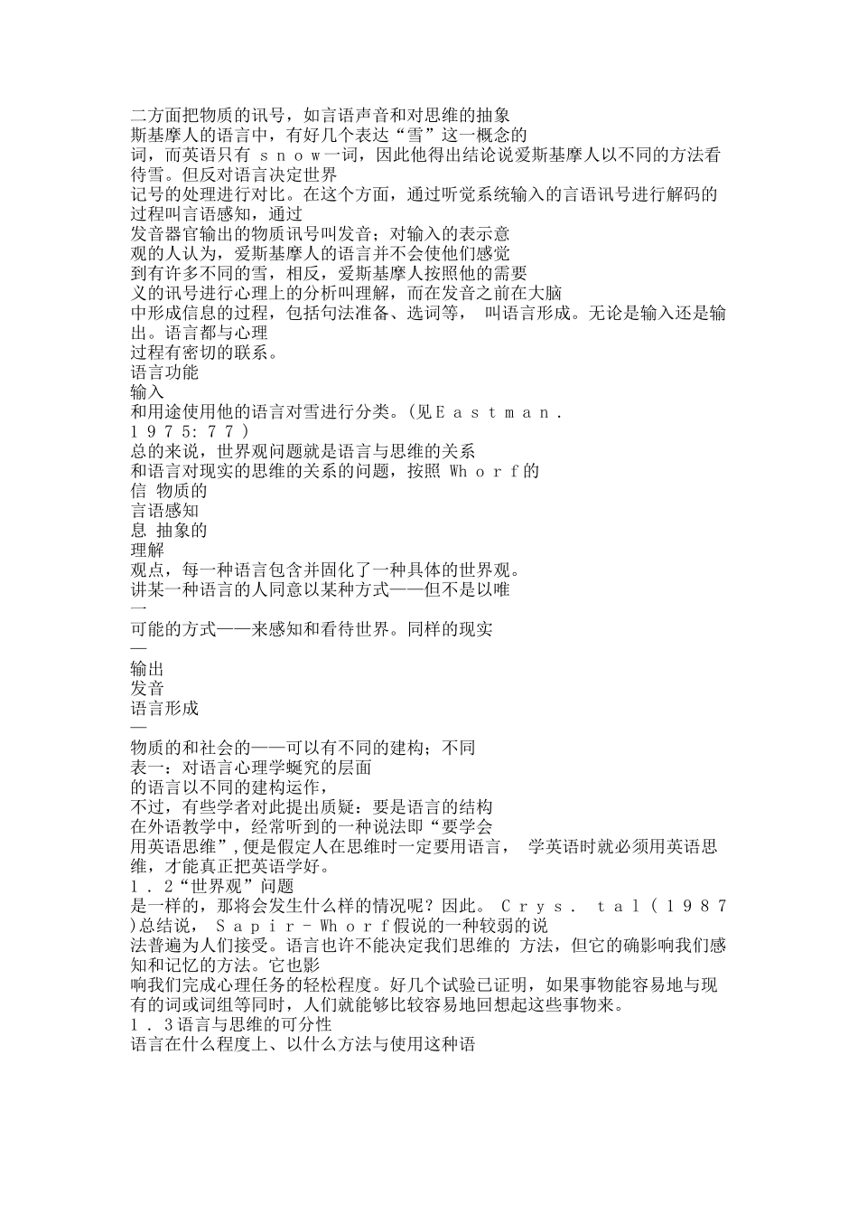 从语言与思维的关系看第二语言习得中的几个问题.docx_第3页