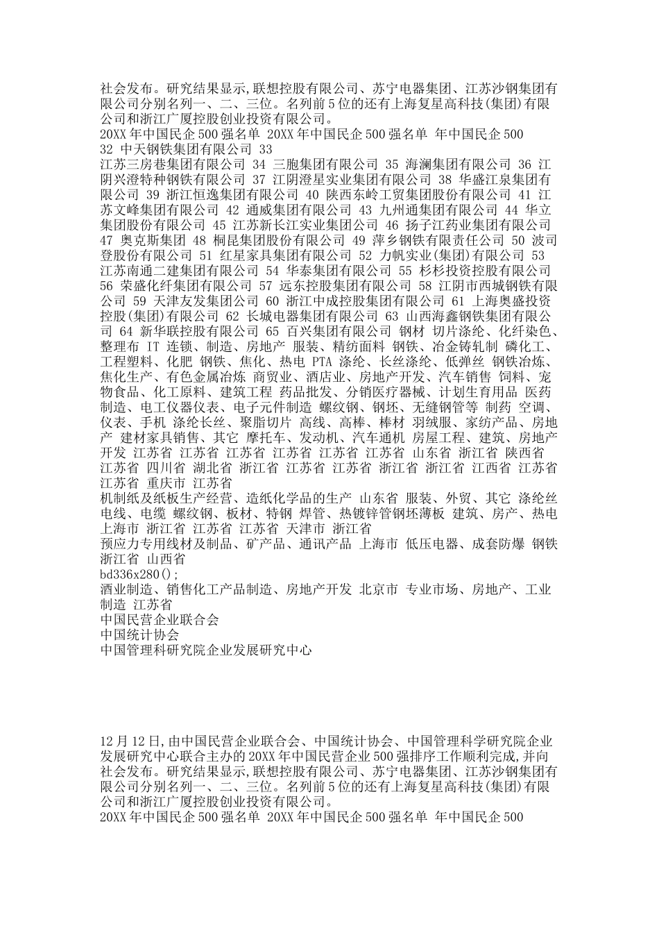 20XX年中国民企500强名单.docx_第2页