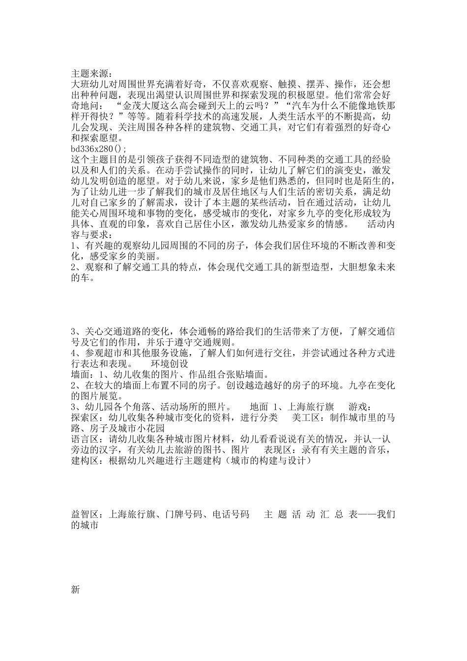 主题《我们的城市》完整大资料.docx_第1页