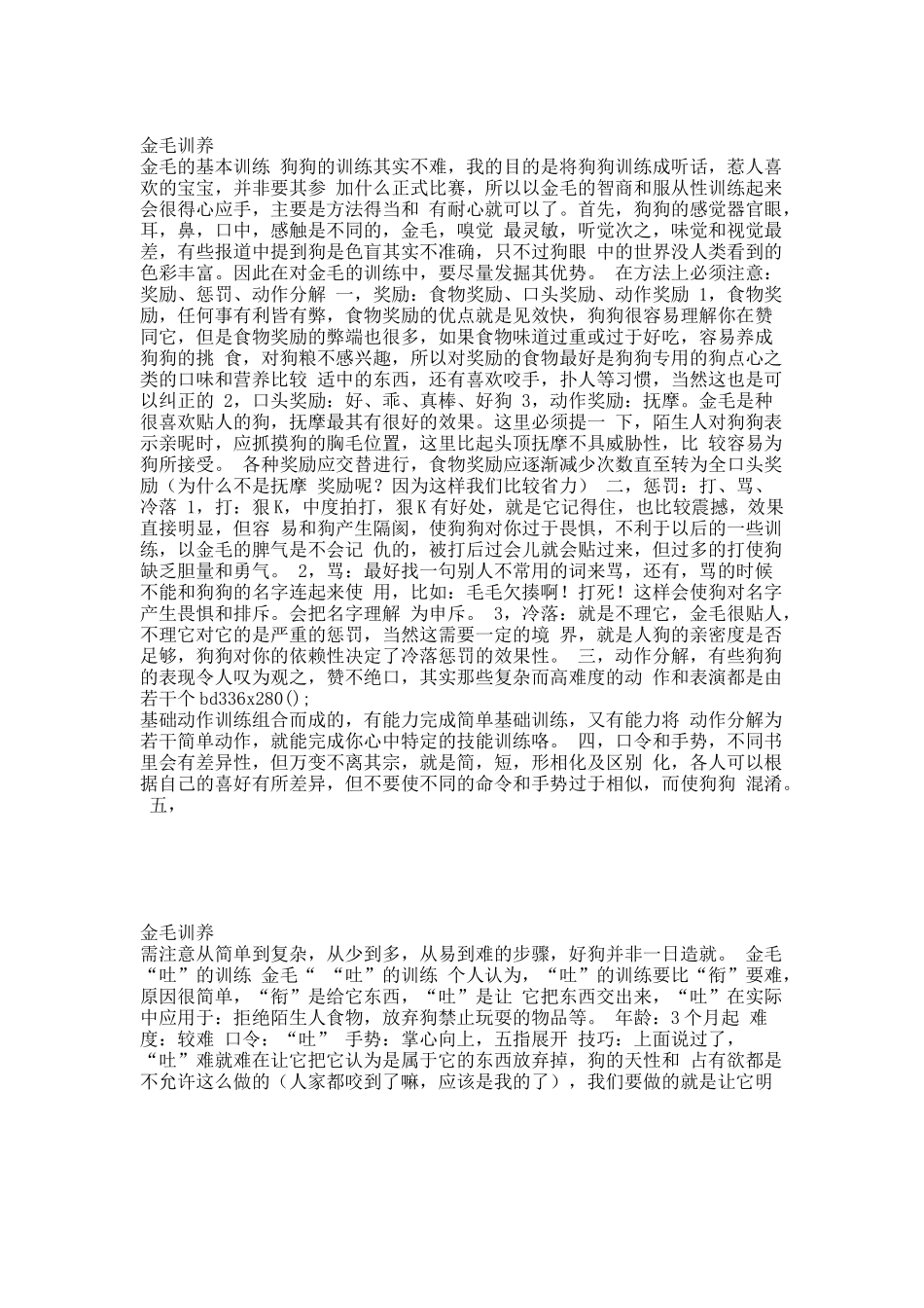 金毛训养.docx_第1页