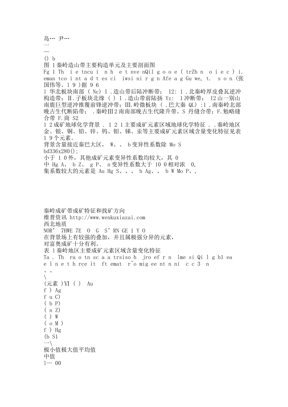 秦岭成矿带成矿特征和找矿方向.docx_第3页