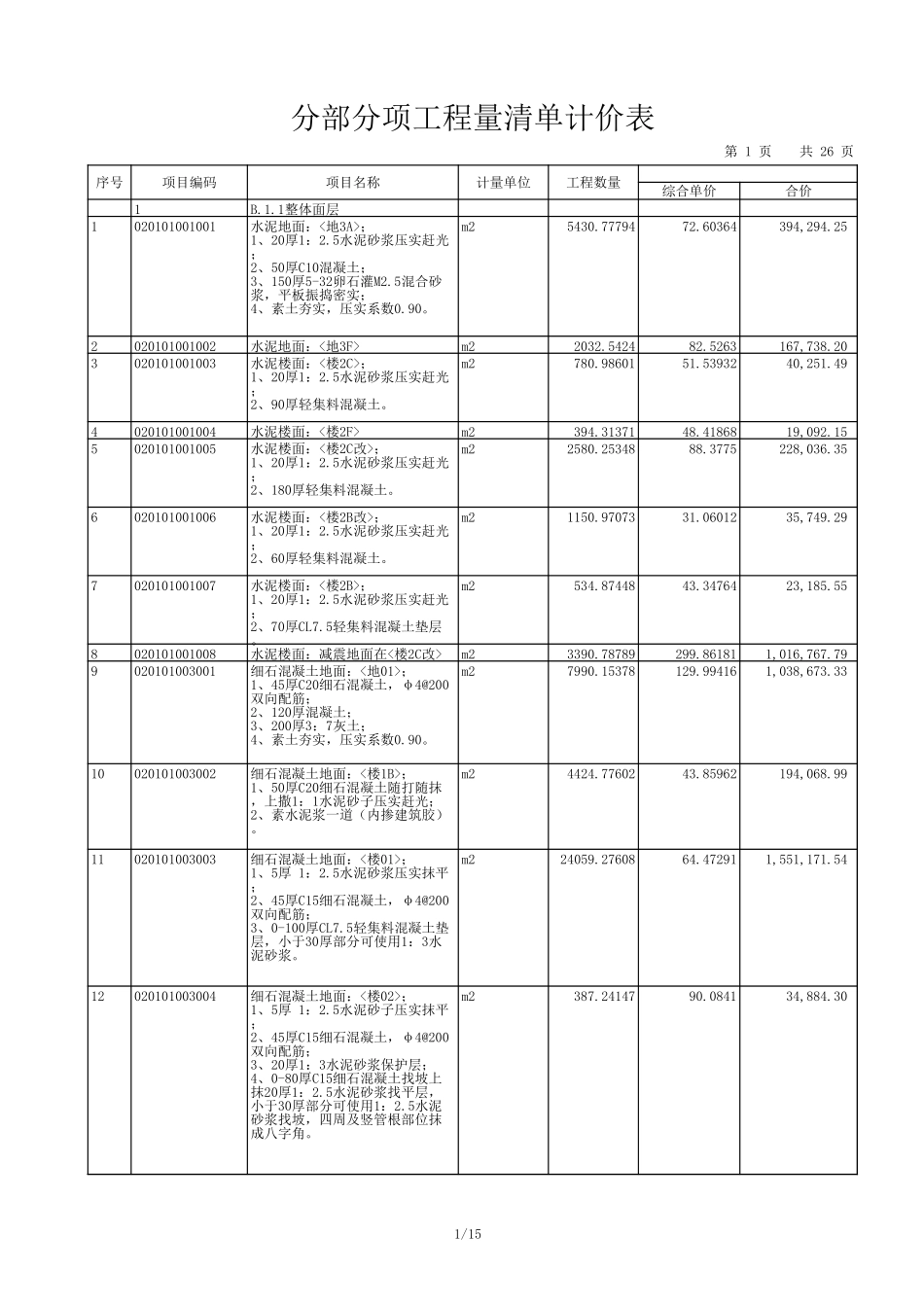 工程量清单报价.xls_第1页