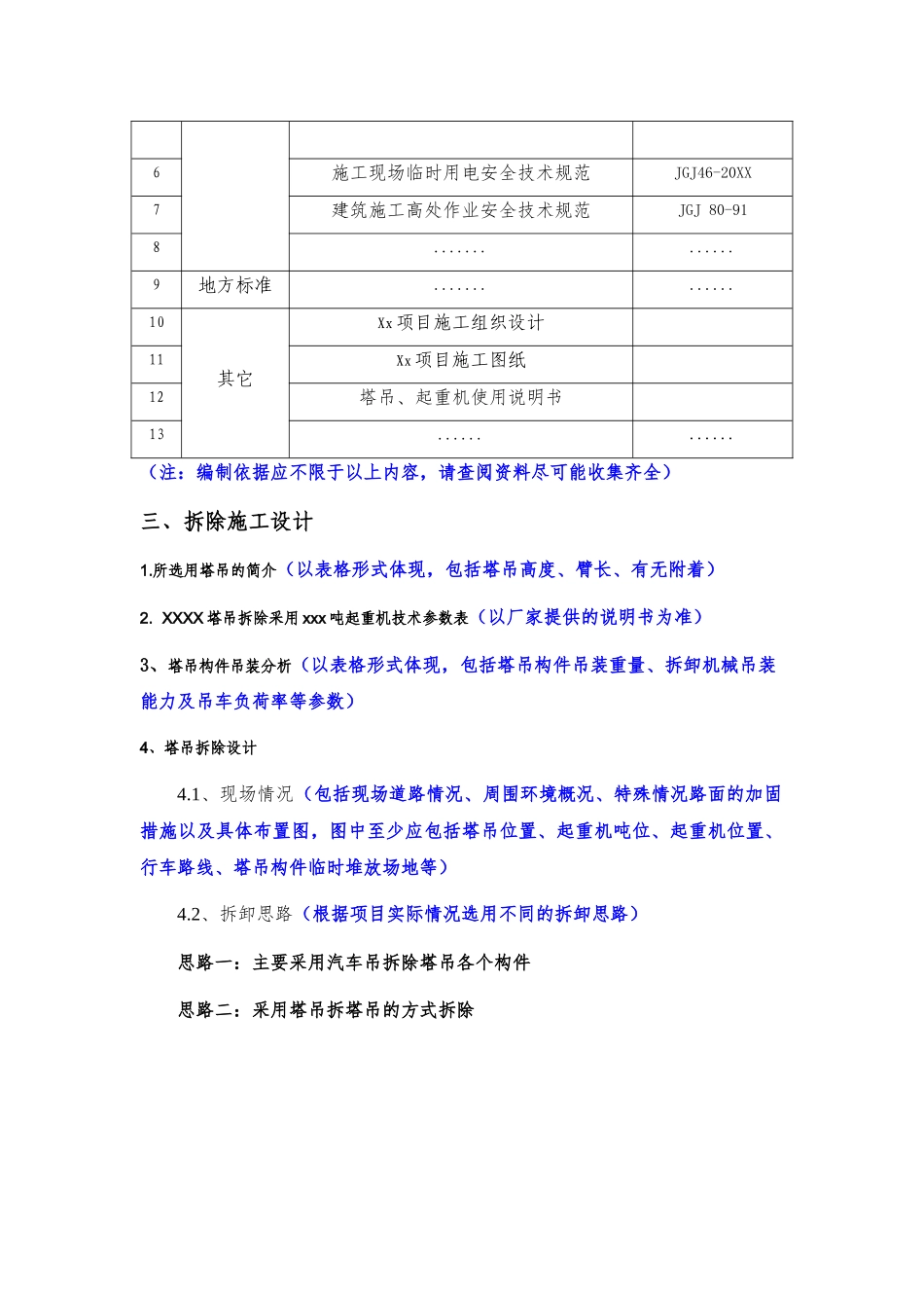 塔吊拆除安全专项施工方案（编制、审核要点）.docx_第2页