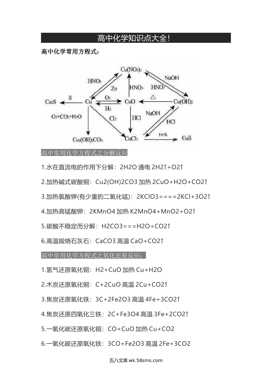 高中化学知识点大全.docx_第1页