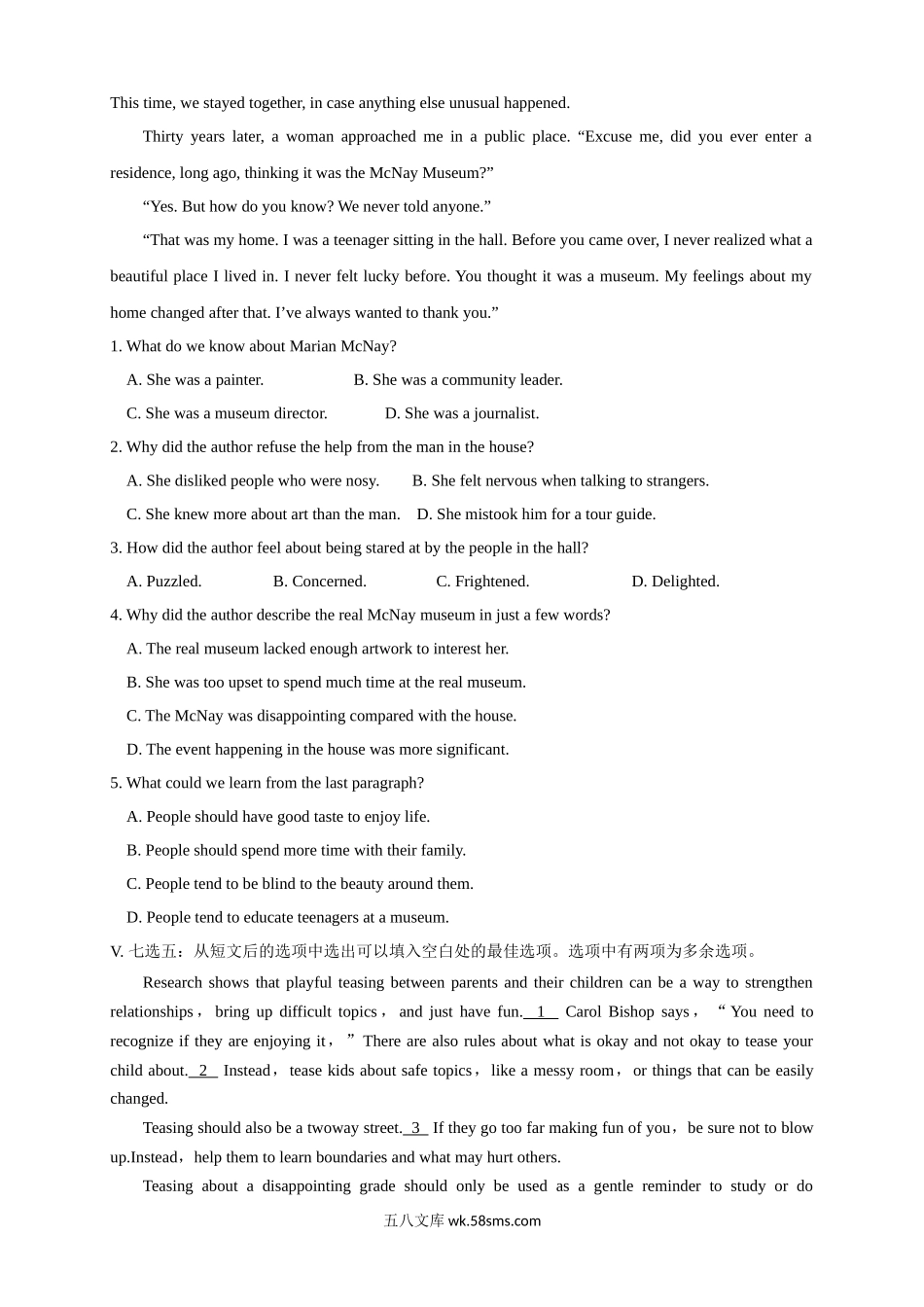 5.1 Starting out & Understanding ideas 练习（1）（原卷版）.docx_第3页