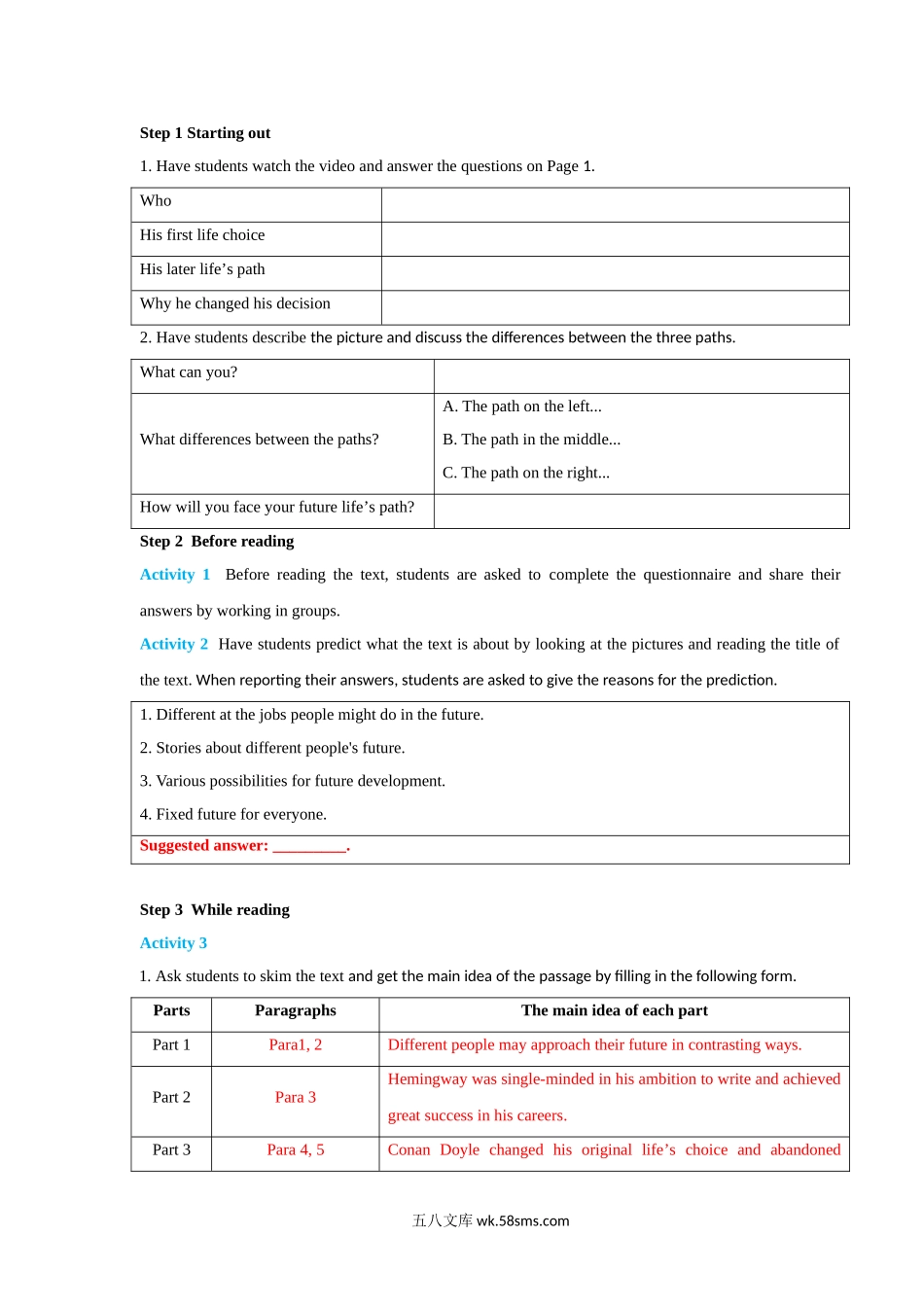 Unit 1 Looking forwards Period 1 Starting out  and understanding ideas 教学设计-【新教材精创】20XX-20XX学年高中英语新教材同步备课(外研版选择性必修第四册).doc_第2页