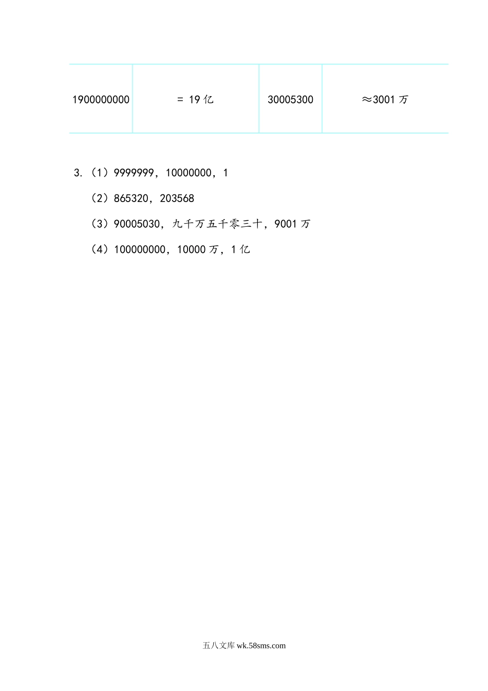 小学六年级数学下册_3-11-4-2、练习题、作业、试题、试卷_北师大版_课时练_总复习.1 数与代数_1.2 整数（1）.docx_第3页