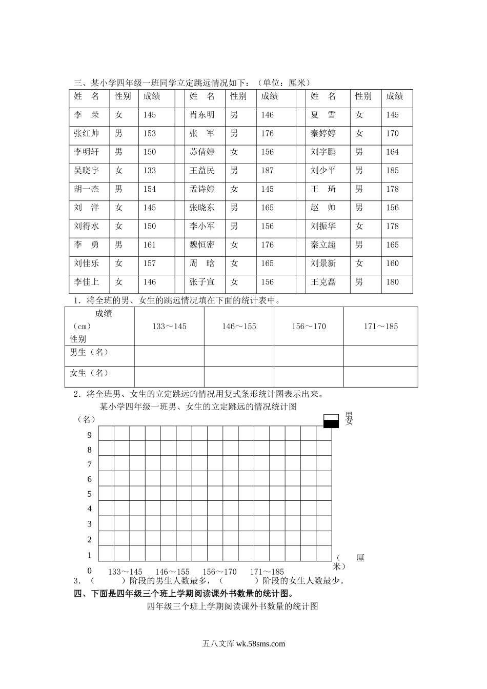 小升初专题资料_3-5-2、小升初数学_3-5-2-2、练习题、作业、试题、试卷_数学小升初专项训练 76套_通用版数学六年级下册总复习专题：统计4 含答案.doc_第2页