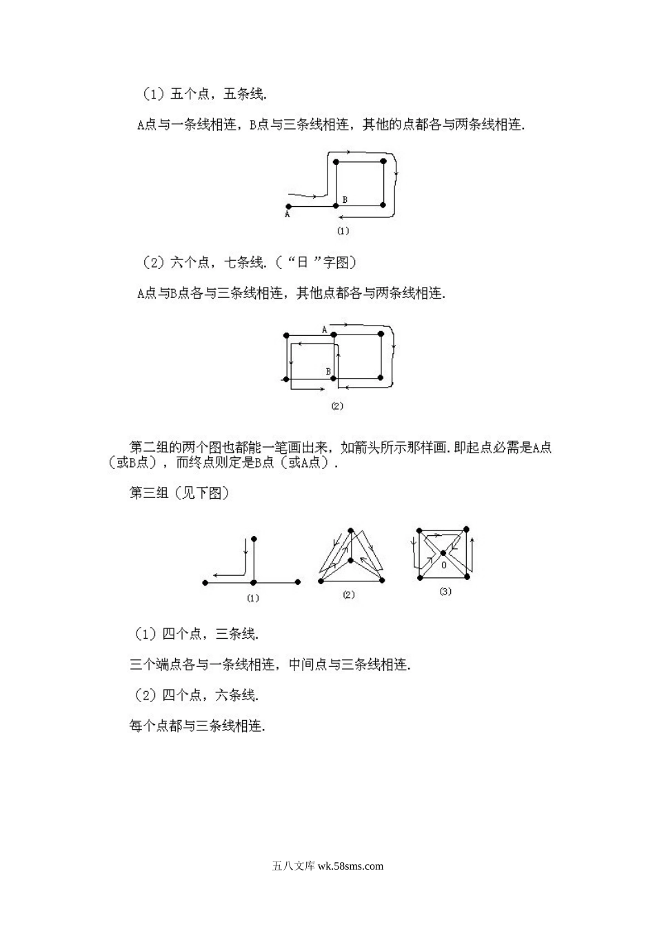 小学二年级下册数学奥数知识点讲解第5课《一笔画问题》试题附答案.doc_第3页