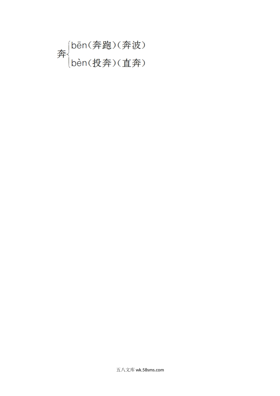 小学二年级语文上册_3-7-1-1、复习、知识点、归纳汇总_人教版_部编新人教版小学语文二年级上册-语文多音字汇总.doc_第3页