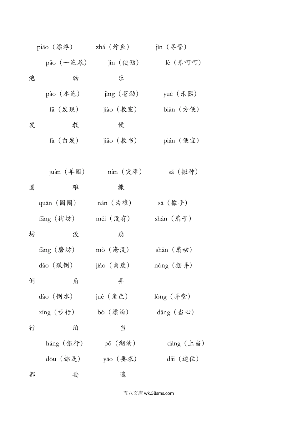 小学二年级语文下册_3-7-2-1、复习、知识点、归纳汇总_部编版_部编版二年级下册语文期末总复习资料.doc_第3页