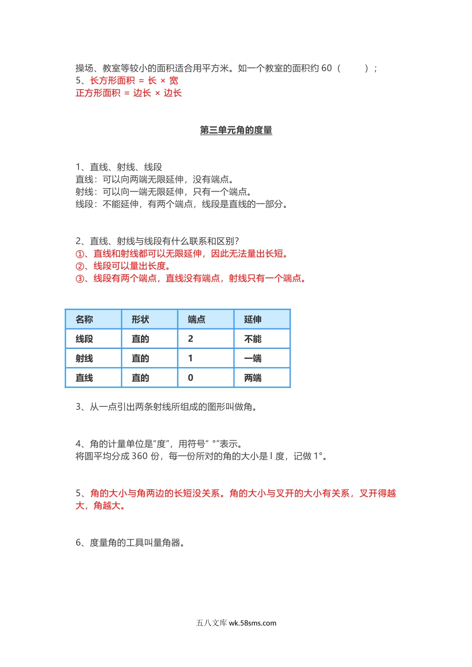 小学四年级数学上册_3-9-3-1、复习、知识点、归纳汇总_人教版_人教版四年级上册数学知识汇总.doc_第3页