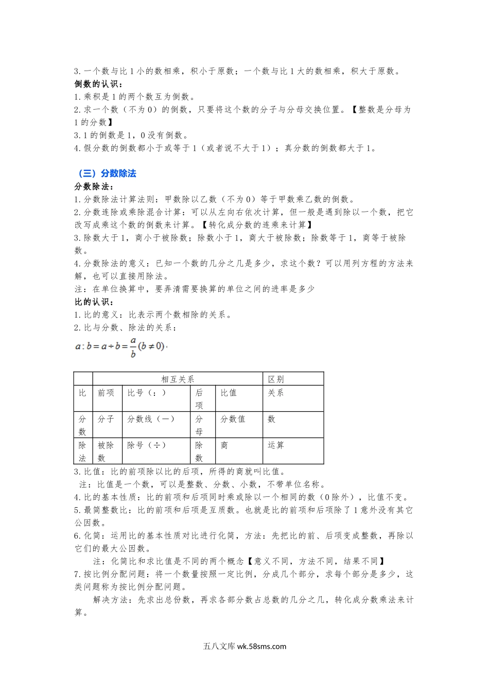 小学六年级数学上册_3-11-3-1、复习、知识点、归纳汇总_苏教版_苏教版数学六年级 上册 知识点.docx_第2页