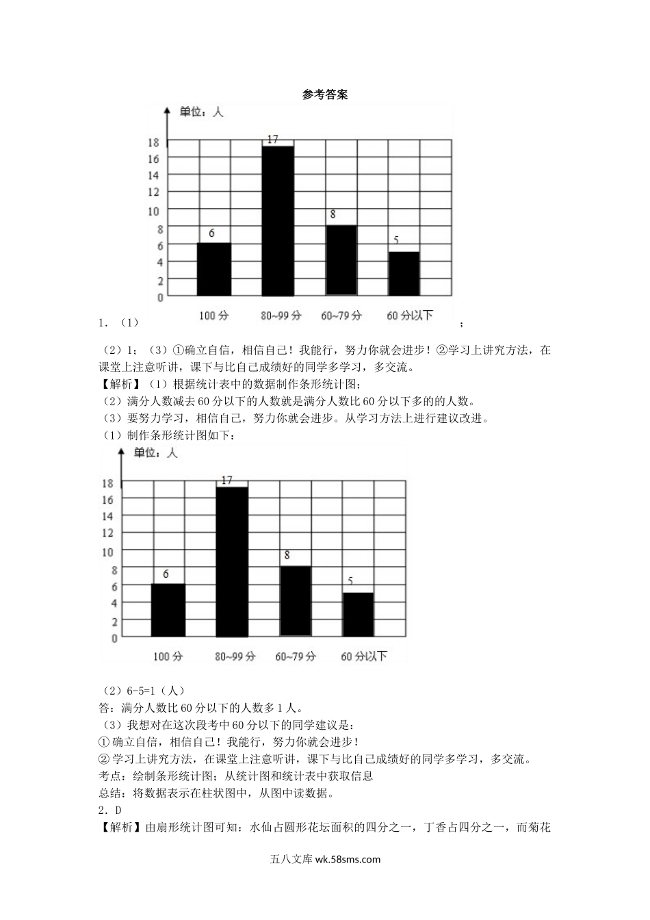 小学四年级数学上册_3-9-3-2、练习题、作业、试题、试卷_苏教版_课时练_四年级上数学练习题-统计表和条形统计图-苏教版.docx_第3页