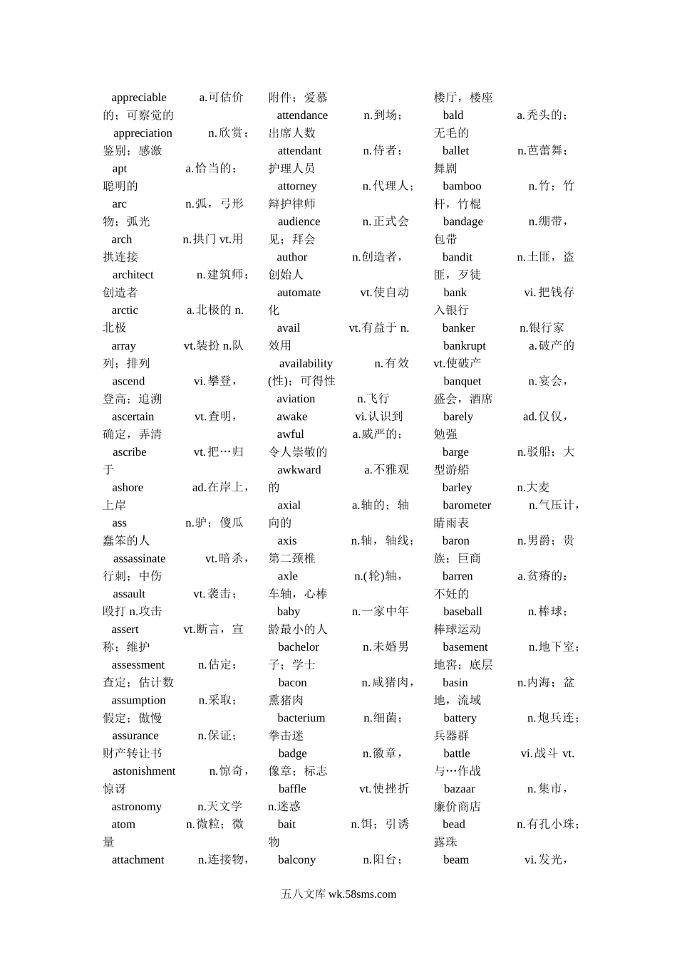 2013年最新版大学英语六级词汇打印版(俞敏洪老师强烈推荐).doc_第2页