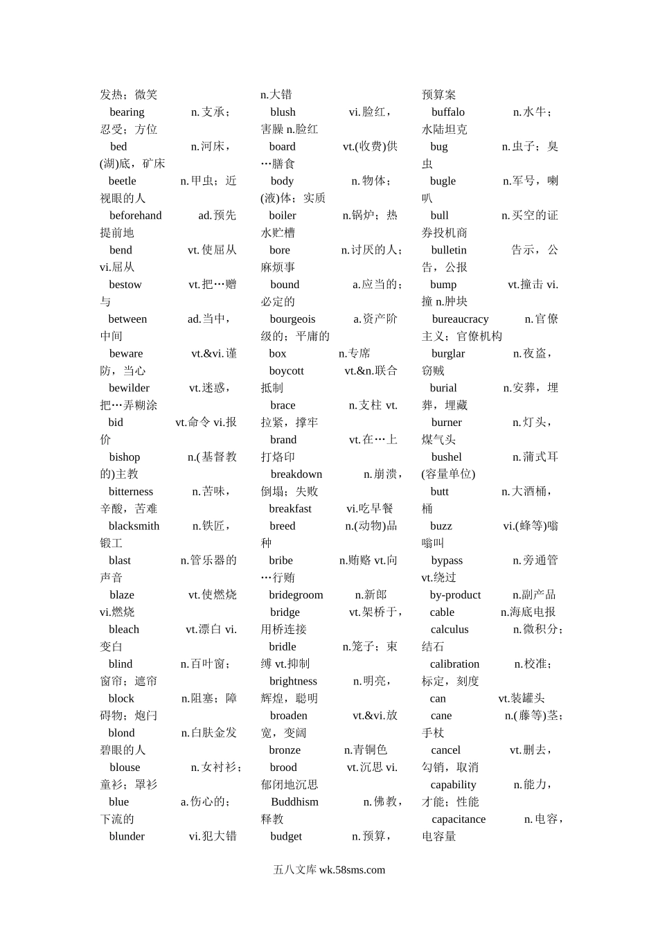 2013年最新版大学英语六级词汇打印版(俞敏洪老师强烈推荐).doc_第3页