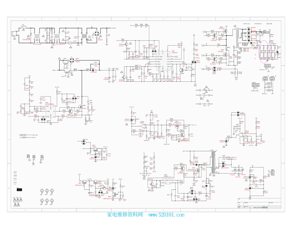 组装机TP.MS881.PC701主板（XA6A-IP机芯）电路原理图.pdf_第1页