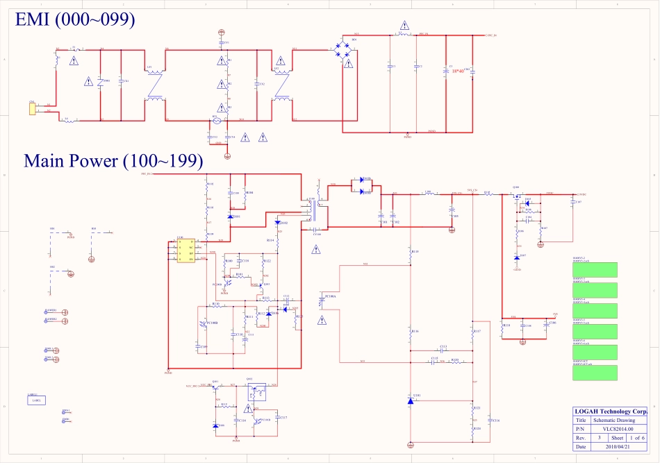长虹VLC82014.00电源板电路原理图.pdf_第1页