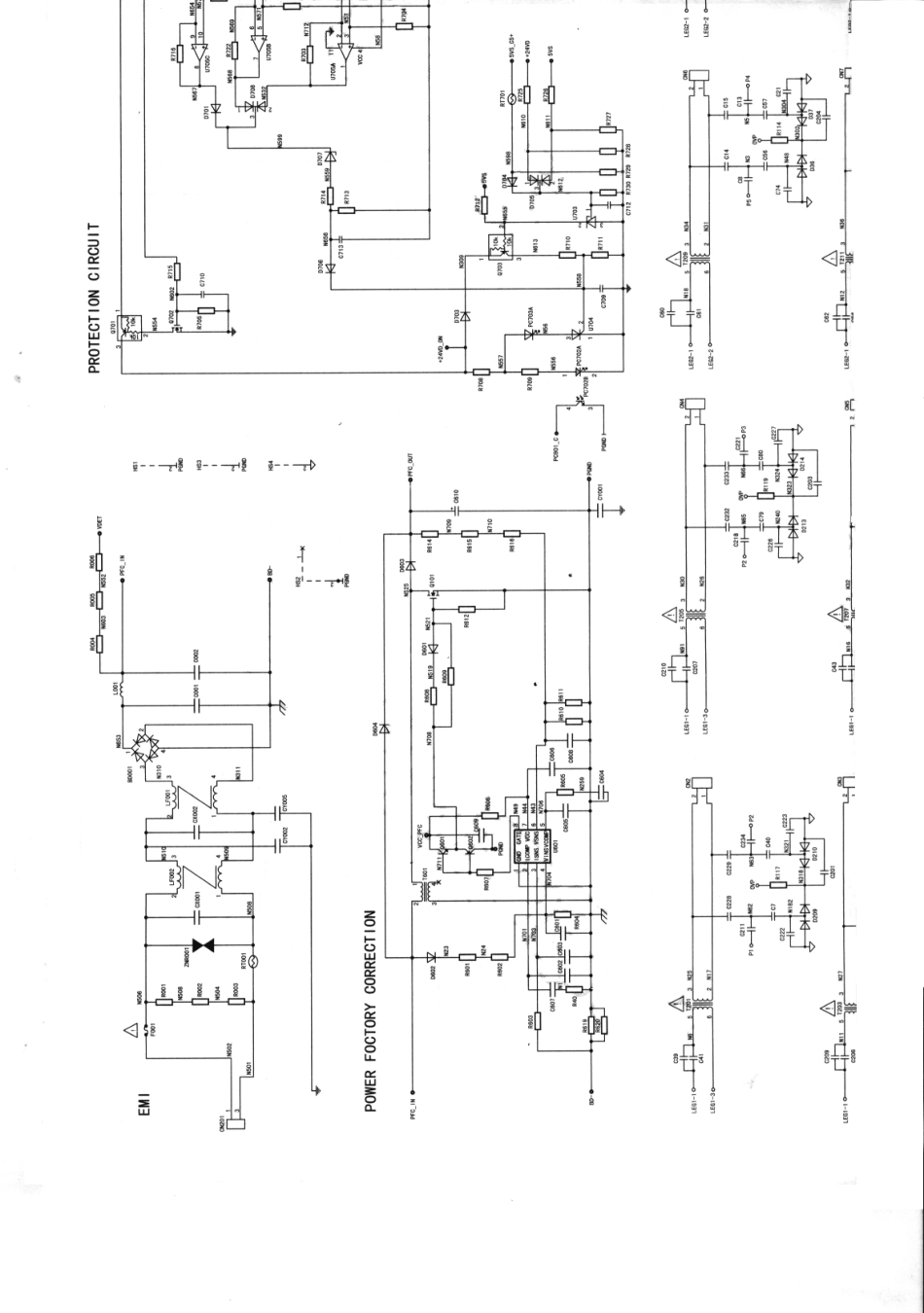 长虹VLC82002.50型二合一电源板电路图.pdf_第1页