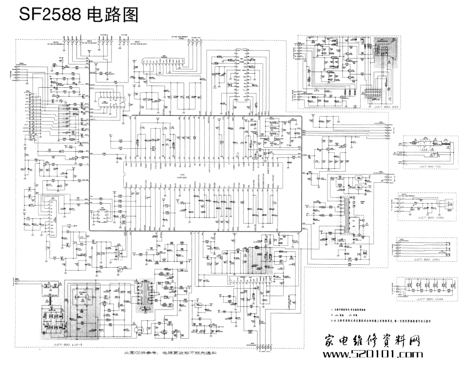 长虹SF2588彩电原理图_长虹SF2588图纸.pdf_第1页