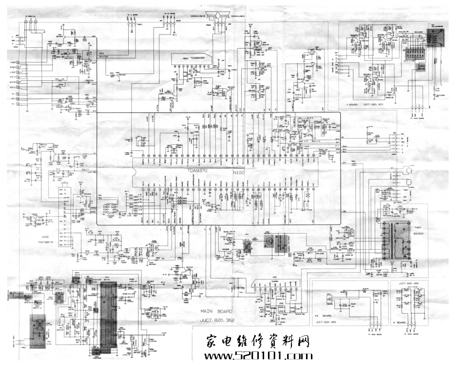 长虹SF2151彩电(TDA9370芯片)原理图_SF2151(TDA9370).pdf_第1页