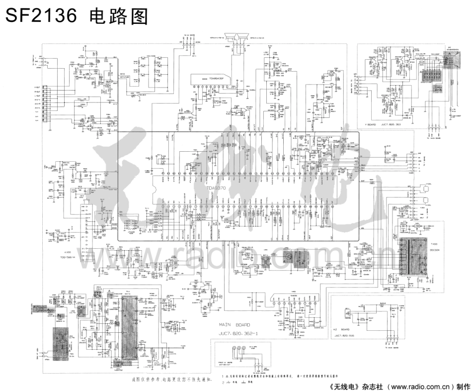 长虹SF2136彩电图纸.pdf_第1页