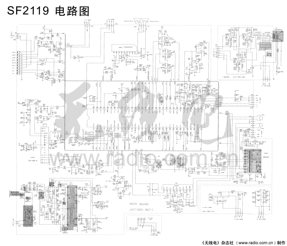 长虹SF2119彩电图纸.pdf_第1页