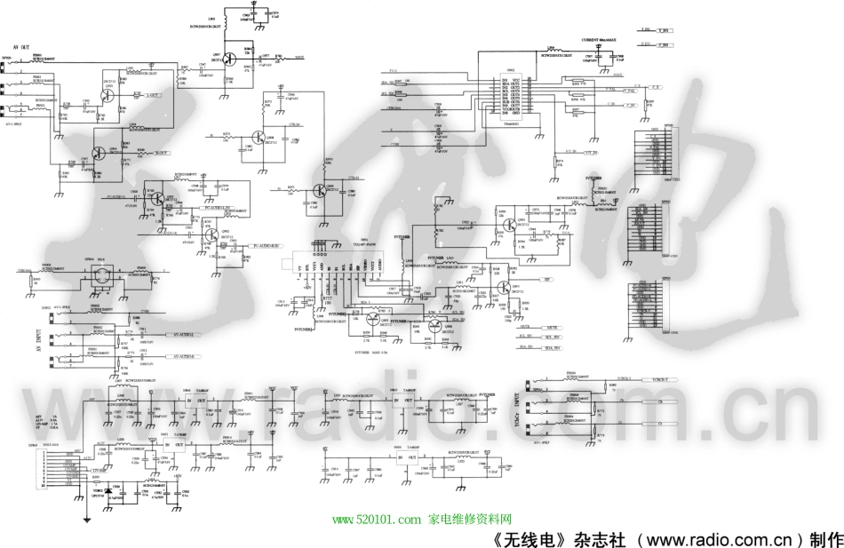 长虹PT4206B维修手册和原理图_PP06-14（AV板电原理图）pt4206s_www.520101.com.pdf_第1页