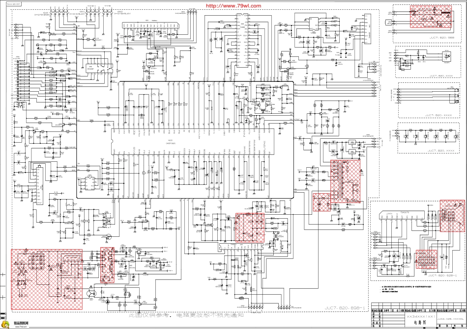 长虹PF29800彩电原理图_长虹PF29800电视机图纸.pdf_第1页