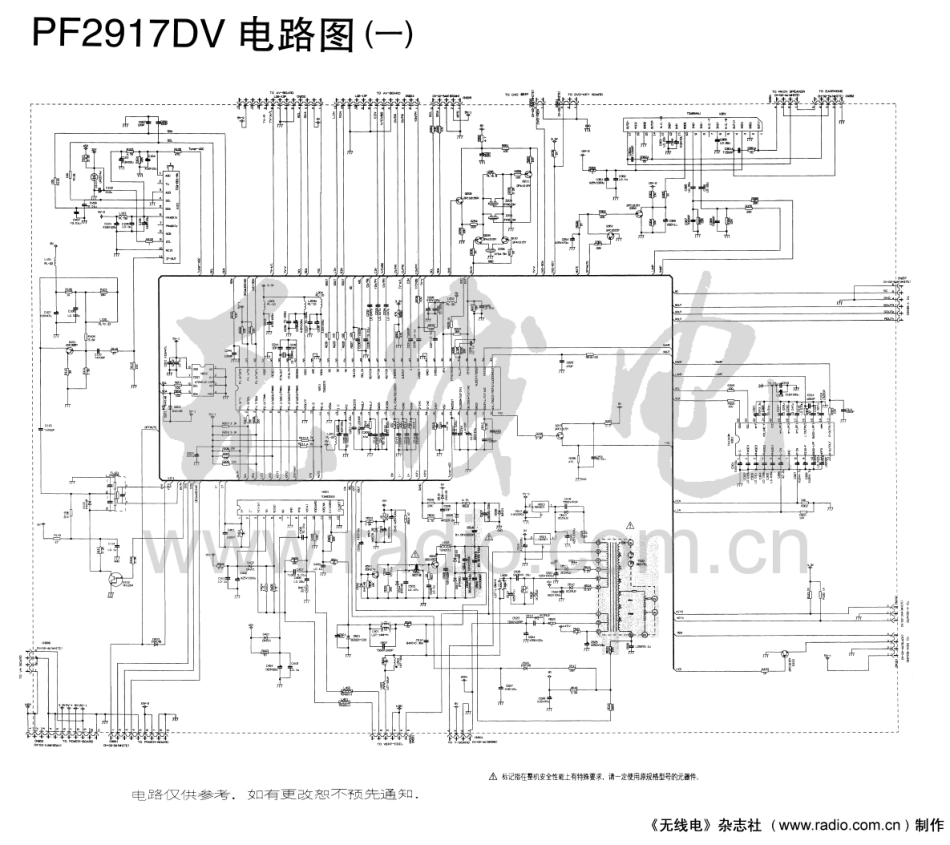 长虹PF2917DV-1彩电图纸.pdf_第1页