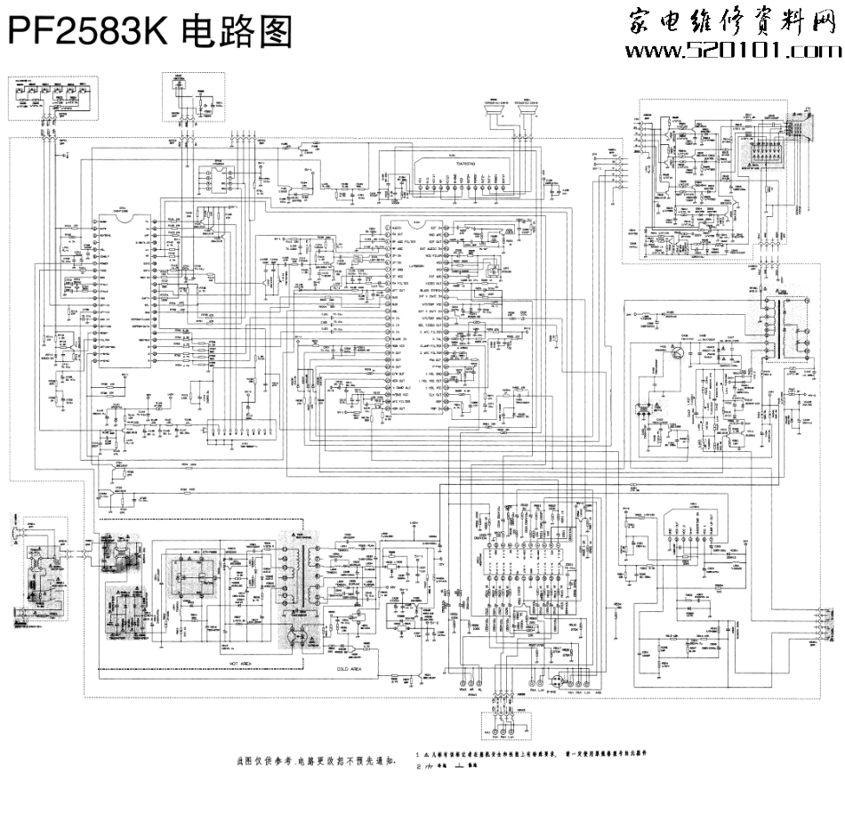 长虹PF2583K彩电电路原理图_长虹PF2583K彩电电路原理图.pdf_第1页