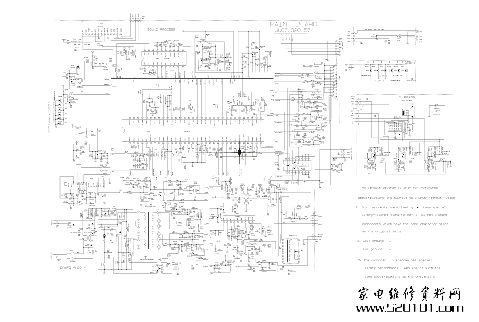 长虹PF2198彩电原理图_长虹PF2198彩电图纸.pdf_第1页