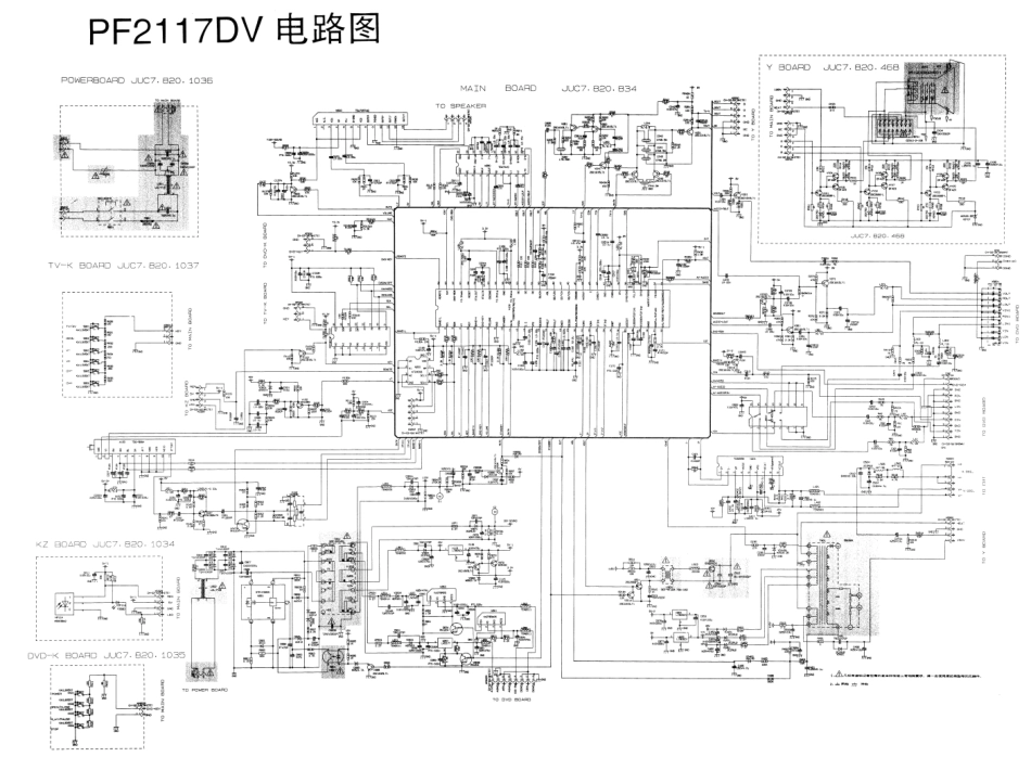 长虹PF2117DV彩电电路原理图.pdf_第1页