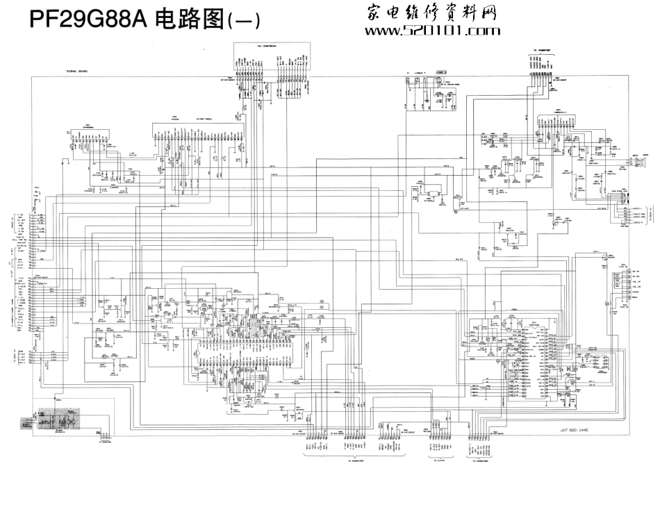 长虹PF29G88A彩电电路原理图_长虹PF29G88A彩电电路原理图.pdf_第1页