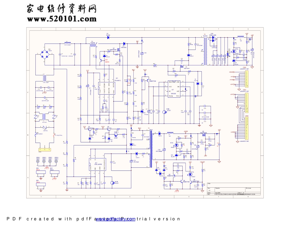 长虹LT32710液晶电视电源板电路图.pdf_第1页