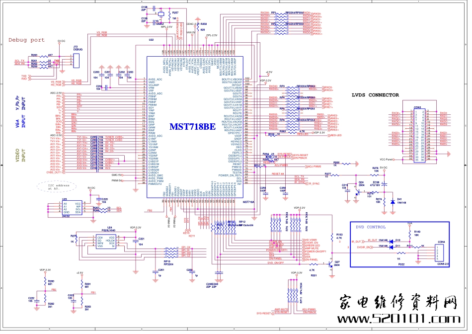 长虹LT22518液晶电视原理图_长虹LT22518液晶彩电图纸.pdf_第1页