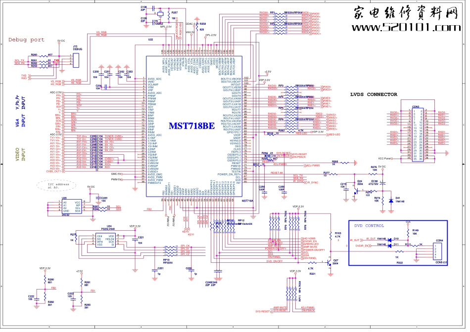 长虹LT19518液晶电视原理图_长虹LT19518液晶彩电图纸.pdf_第1页